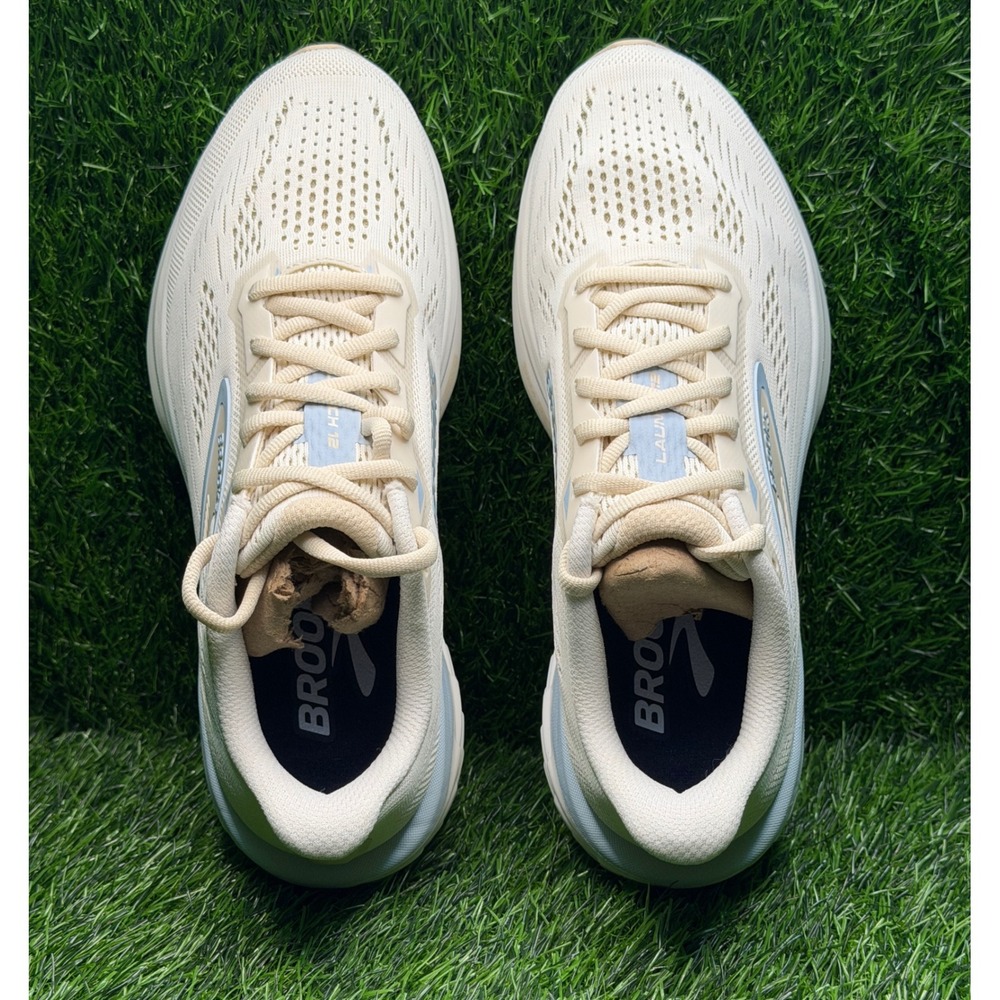 Brooks Launch 12 Women's size 8 Running Shoes Coconut Sand Skyway 1204711B198 - Picture 7 of 9